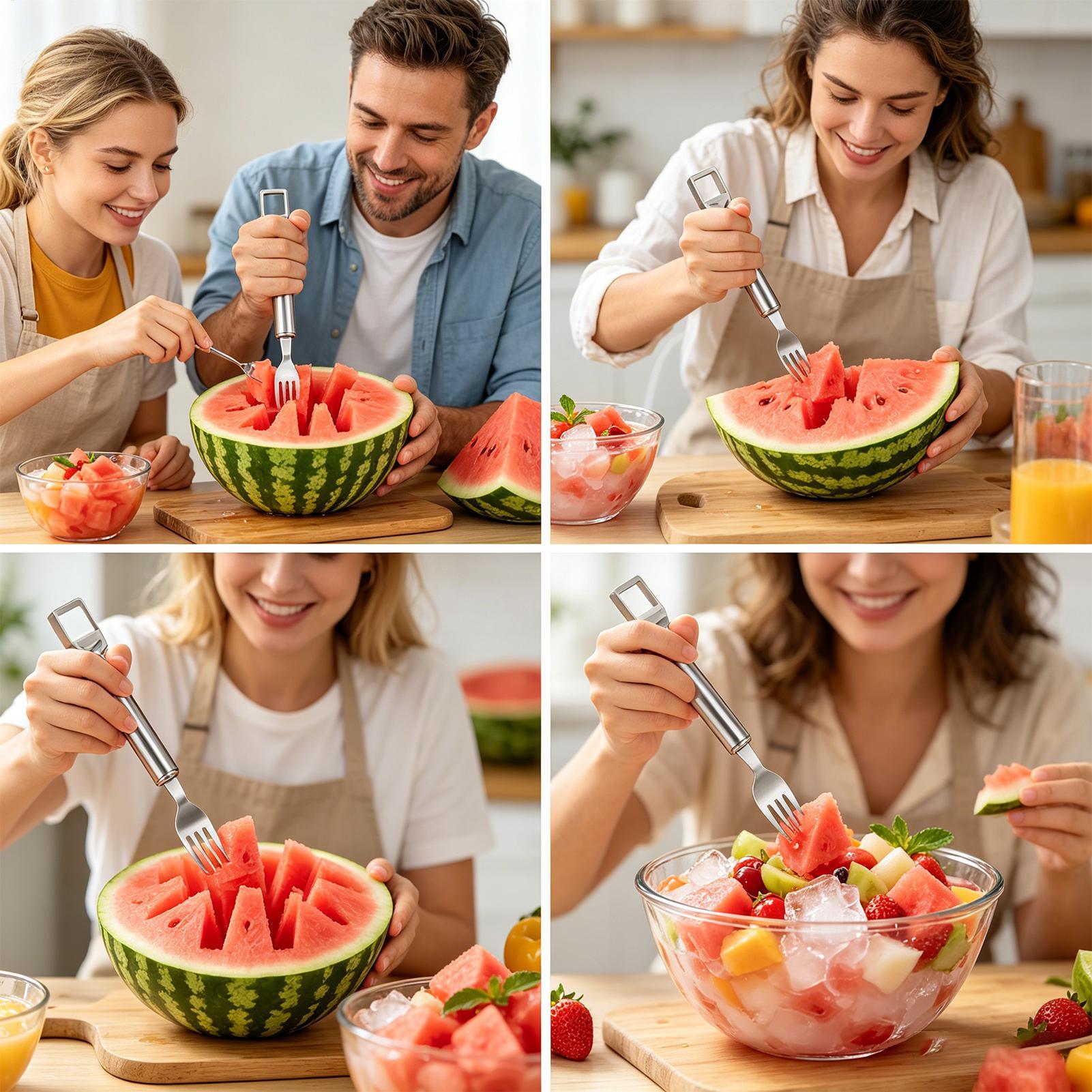 Watermelon Slicer Cutter - Watermelon Slicer Cutter Tool Double Headed