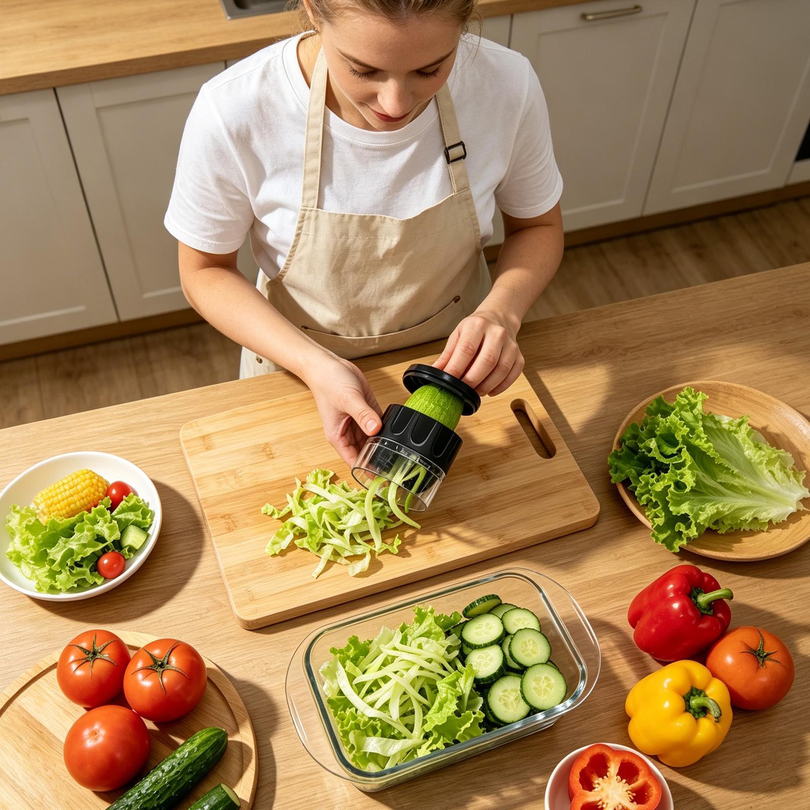 Spiralizer Vegetable Noodle - Vegetable Spiralizer Adjustable Dishwasher Safe Spiral