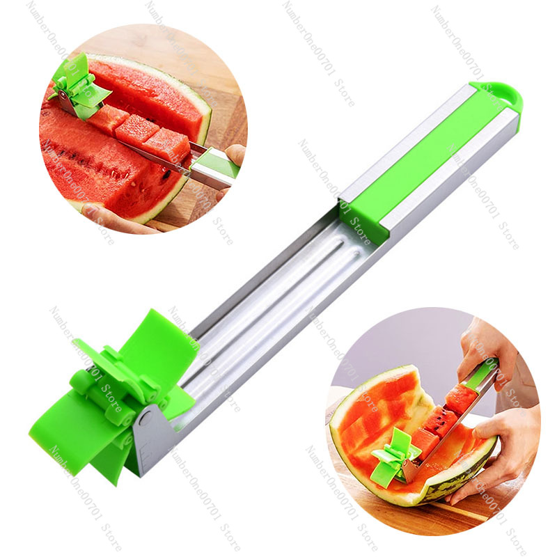 Watermelon Slicer Cutter - Watermelon Cutter Windmill Design Household Stainless