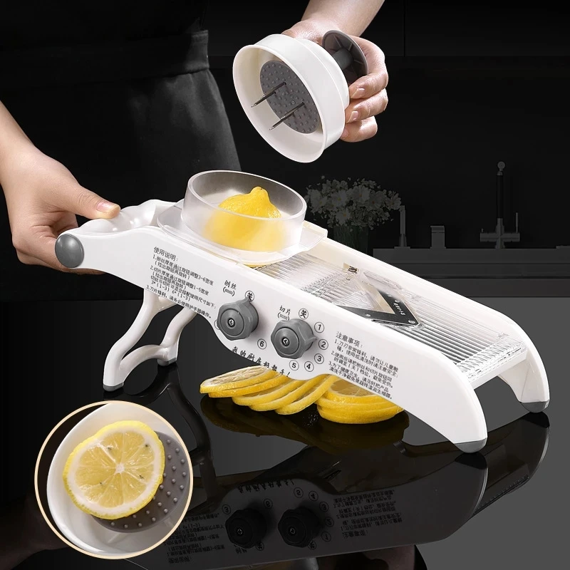 Multifunctional Lemon Slicer V - Household Kitchen Gadgets Vegetable Cutter Silk Cutter review and price