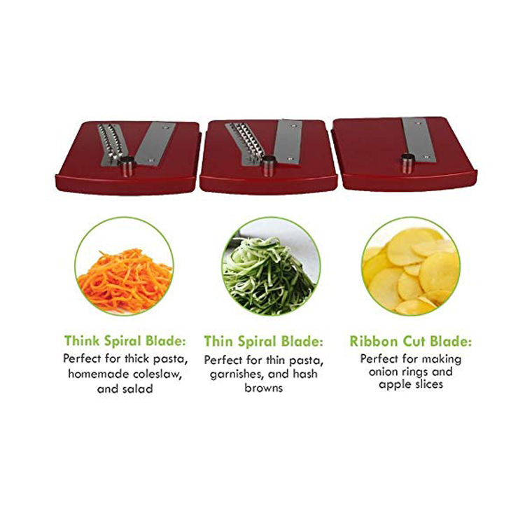 Hot sale Vegetable Spiral Thre - Spiralizer Vegetable Noodle review and price