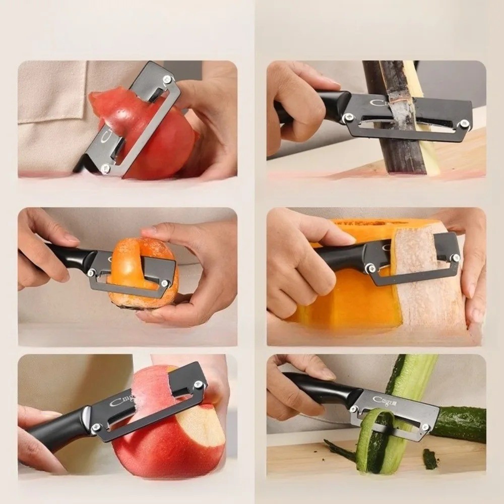 Multi-functional peeler Stainl - Household Kitchen Gadgets Vegetable Cutter Silk Cutter review and price
