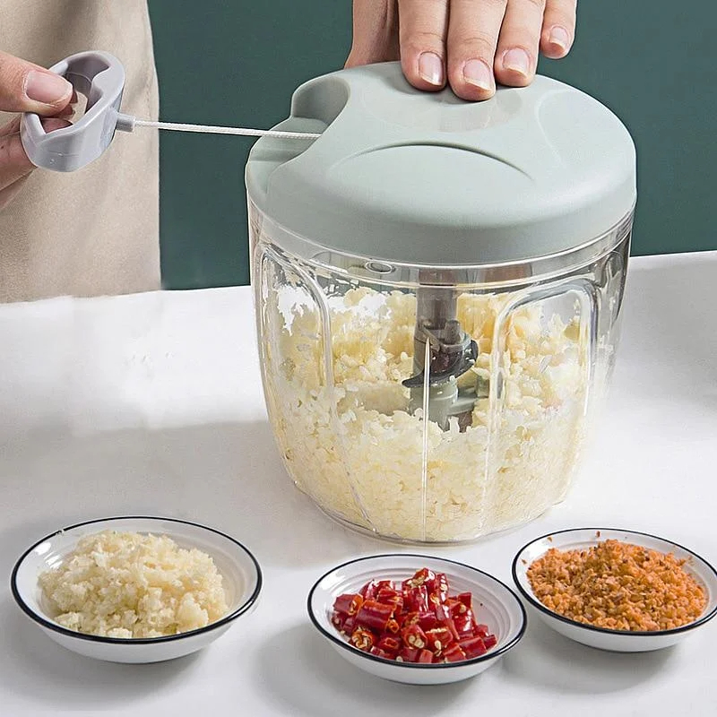 500/900ML Hand Chopper Manual  - Spiralizer Vegetable Noodle review and price