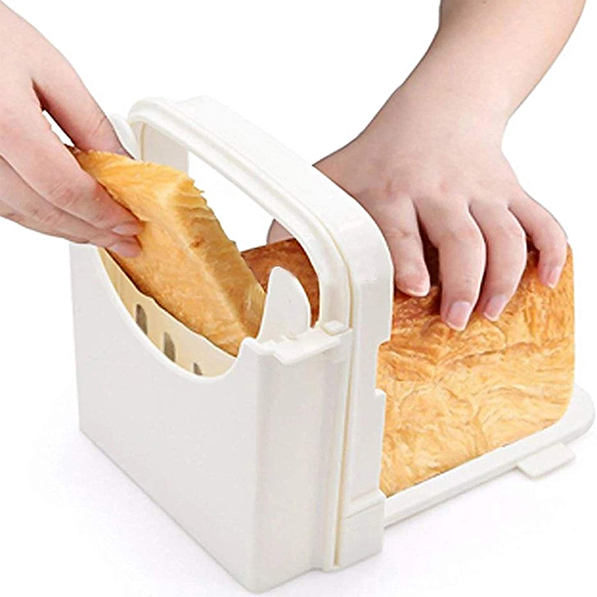Toast Slicer Tool Foldable Bre - Kitchen Gadgets Guide review and price