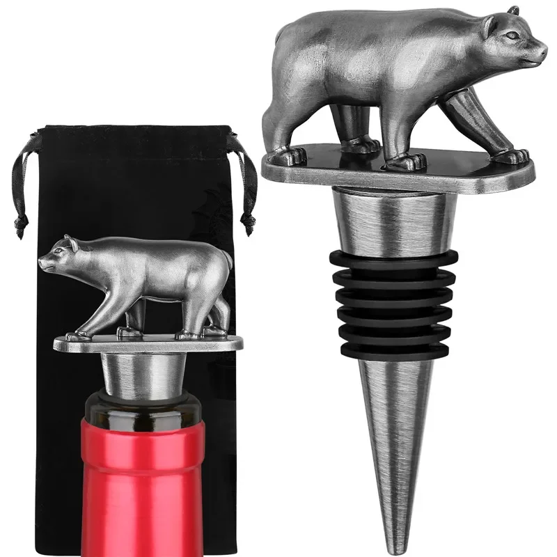 Portable Metal Bear Shape Wine - Kitchen Gadgets Club review and price