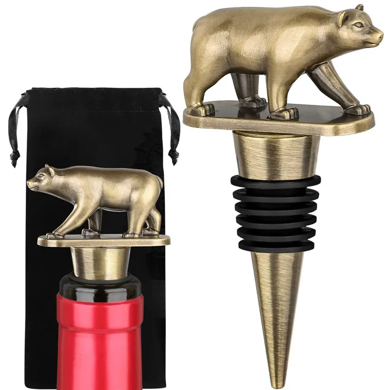 Portable Metal Bear Shape Wine - Kitchen Gadgets Club review and price