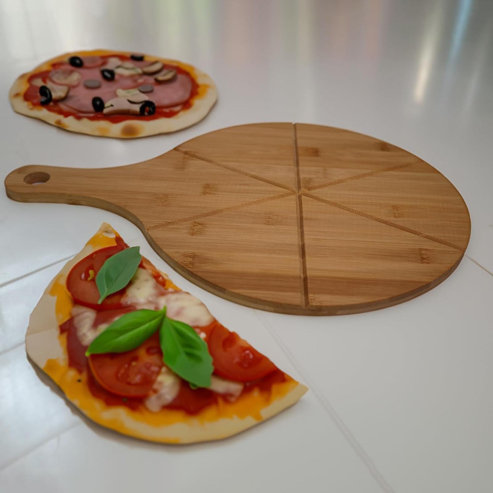 Pizza Cutting Board Wooden Rou - Kitchen Gadgets Guide review and price