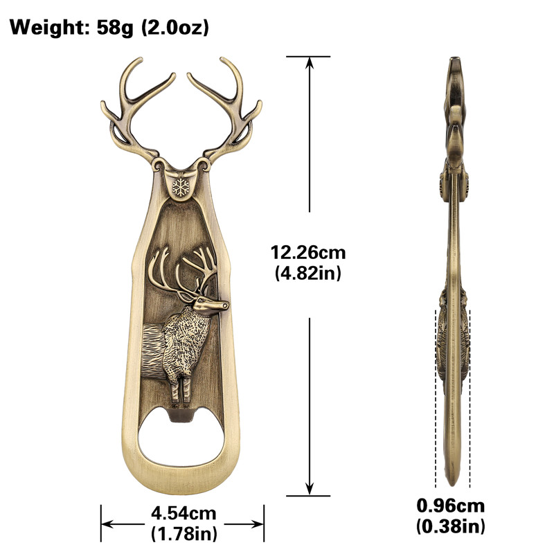 Retro Deer Reindeer Shape Beer - Kitchen Gadgets Club review and price