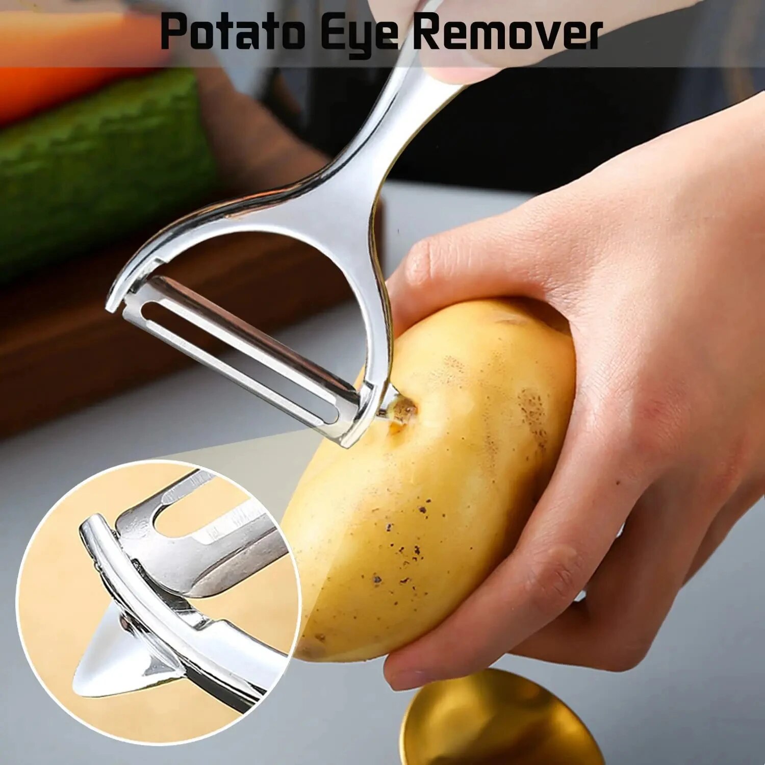 1PC Stainless Steel Vegetable  - Household Kitchen Gadgets Vegetable Cutter Silk Cutter review and price