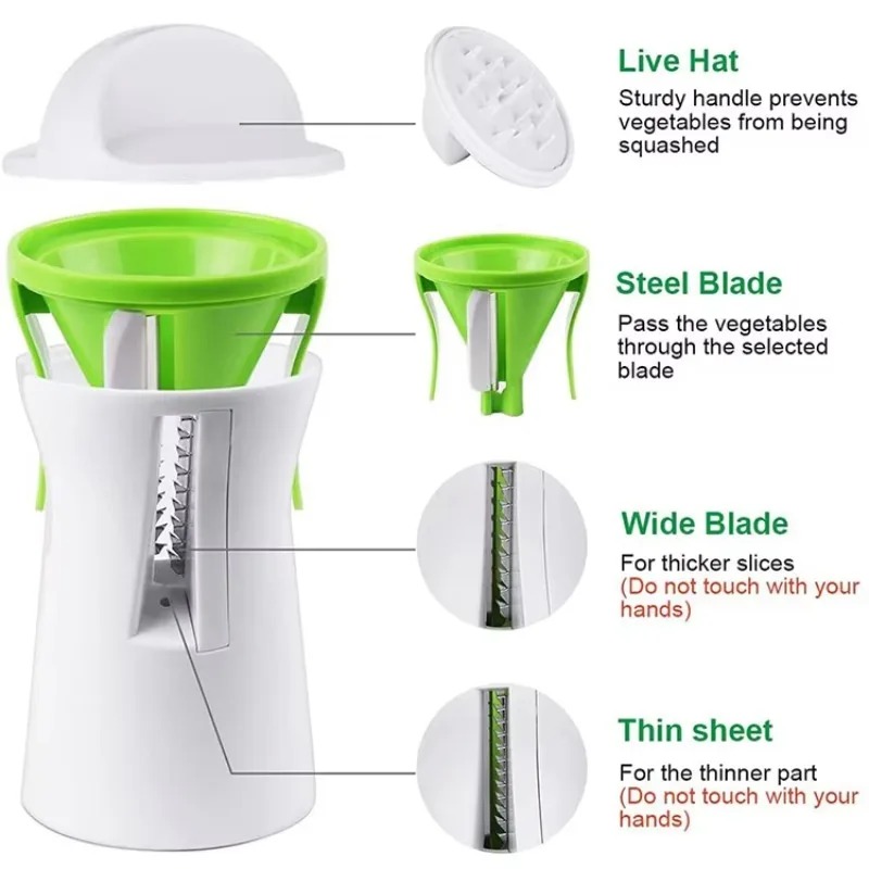 Multifunction 3 In 1 Spiralize - Spiralizer Vegetable Noodle review and price