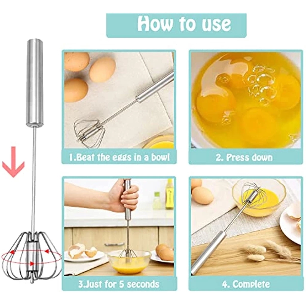 1/3pcs Stainless Steel Egg Bea - Kitchen Gadgets Blender review and price