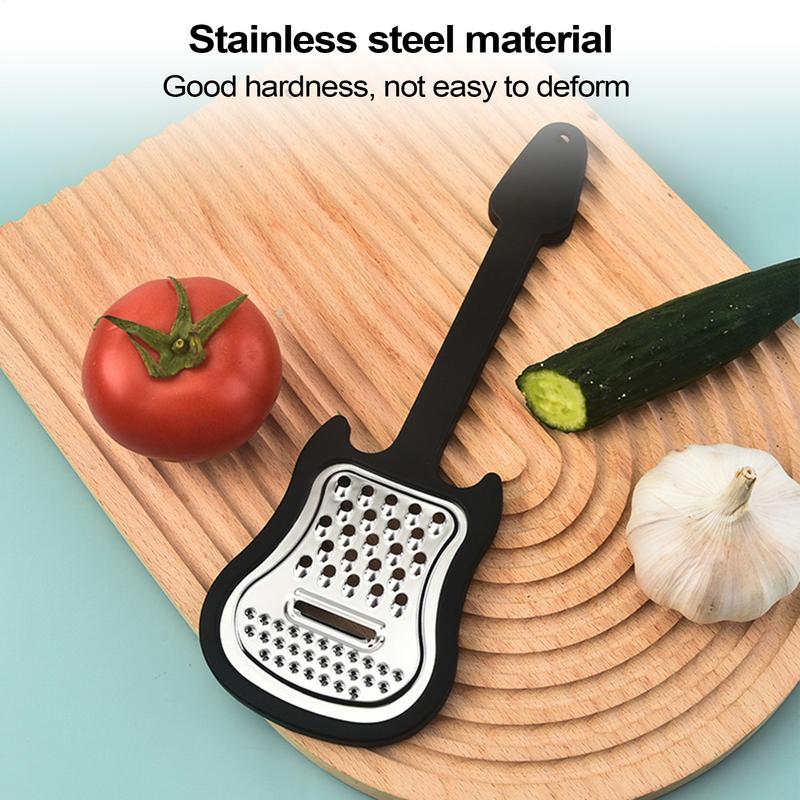 Guitar Shape Cheese Grater Mul - Household Kitchen Gadgets Vegetable Cutter Silk Cutter review and price