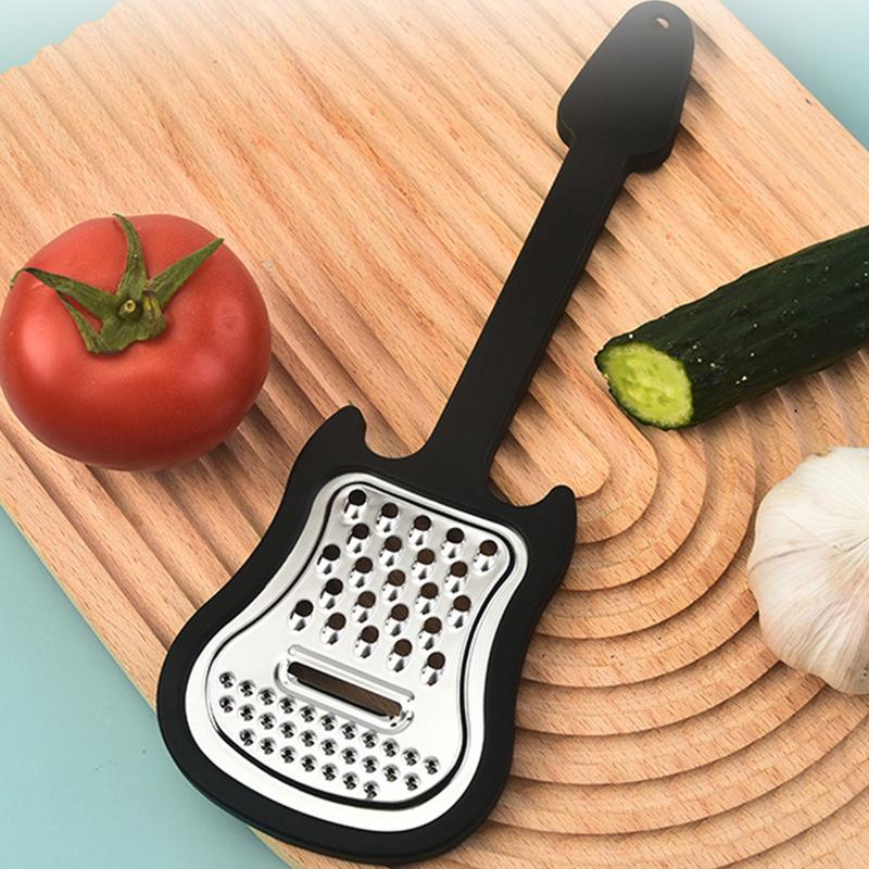 Guitar Shape Cheese Grater Mul - Household Kitchen Gadgets Vegetable Cutter Silk Cutter review and price